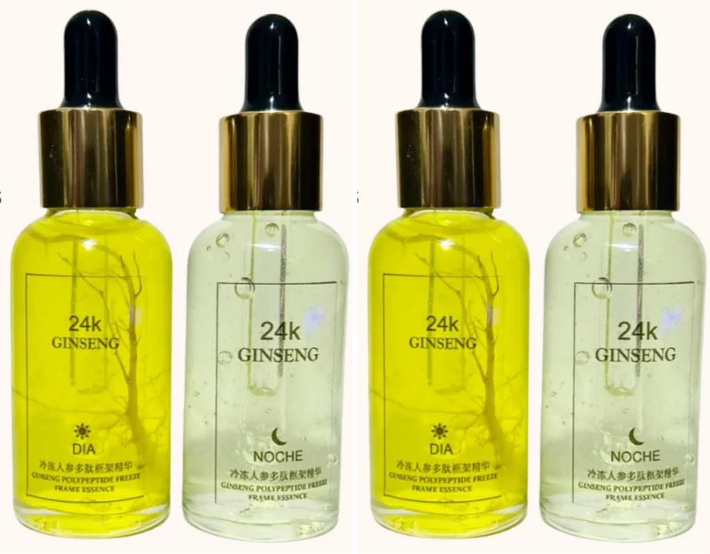 Sérum Dúo Ginseng 24K Dia y Noche | Cuidado completo en dos pasos 30ml